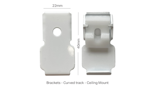 Ceiling Mount Bracket - Curved Track