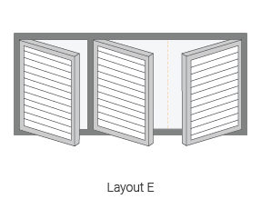 Plantation Shutter Layout Chart